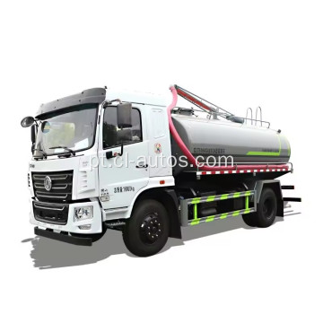 Dongfeng 10000 litros 10cbm Limpeza de vácuo Fecal Caminhão de sucção de esgoto do tanque